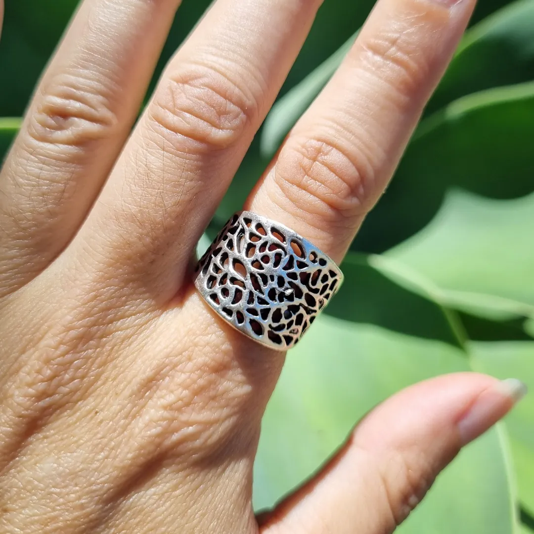 Anatolian Boho Ring - "Filigree Frances"