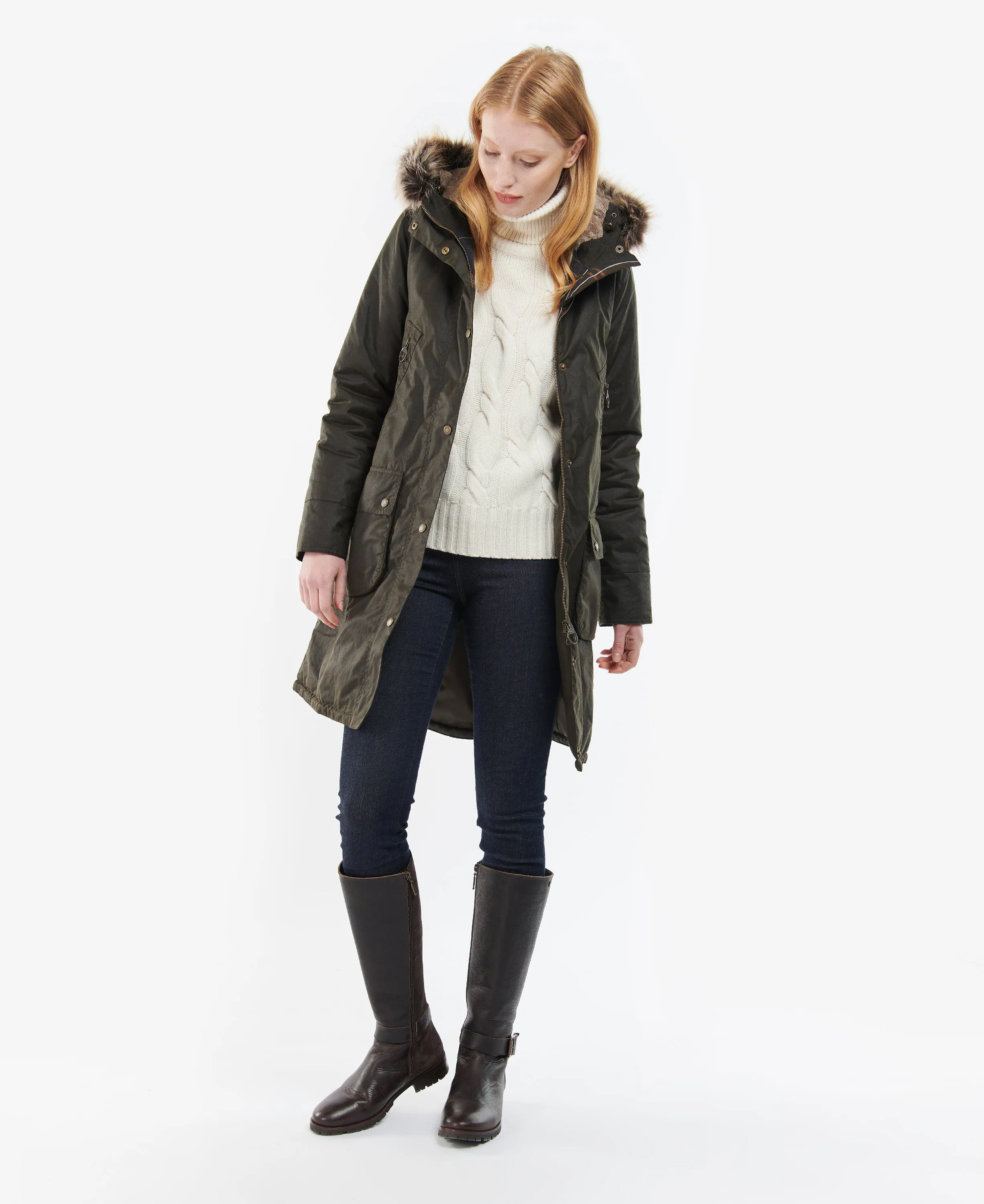 Barbour Stavia Wax Jacket