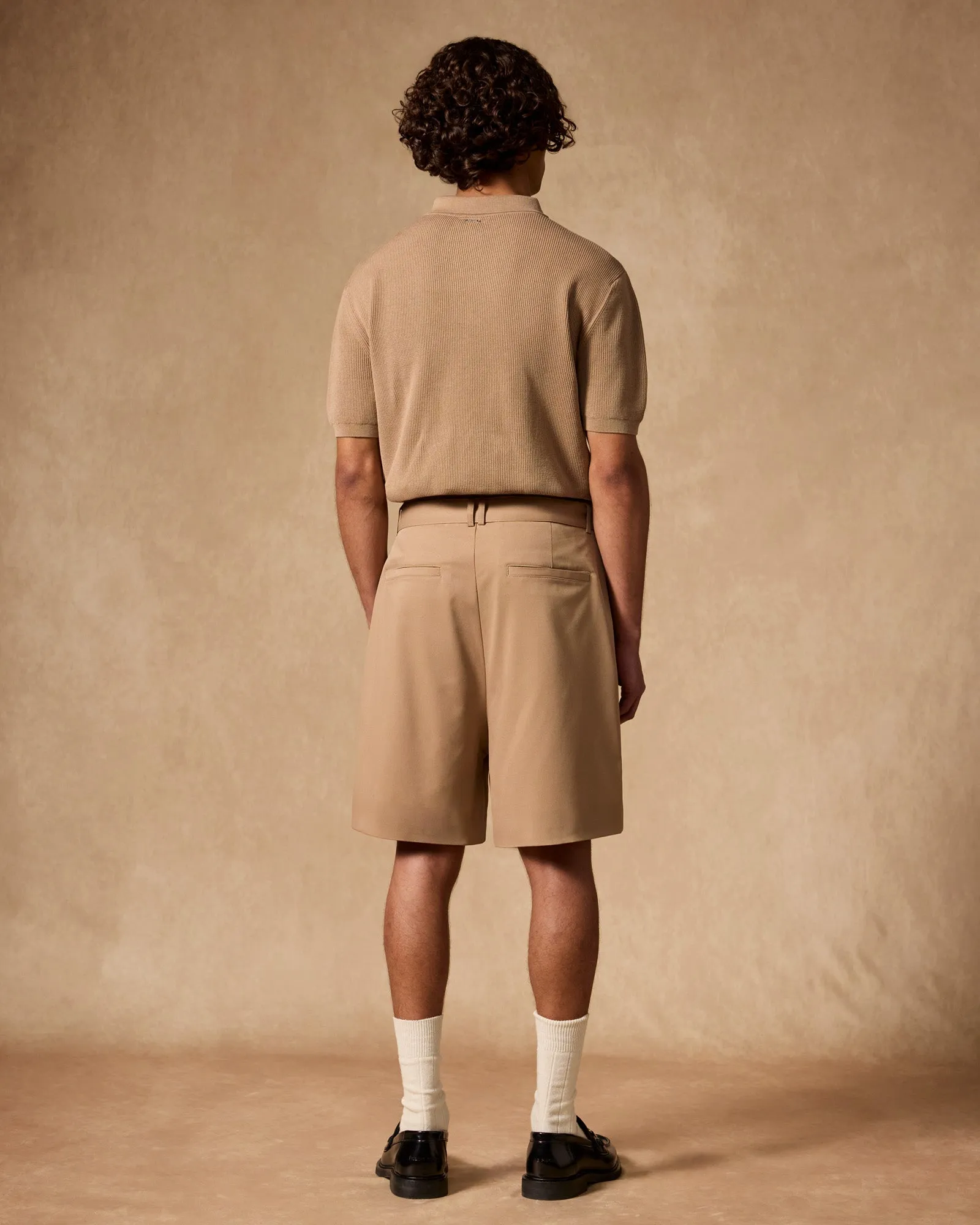Belted Tailored Shorts