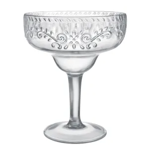 Boho Vibes Floral Plastic Margarita Glass Each