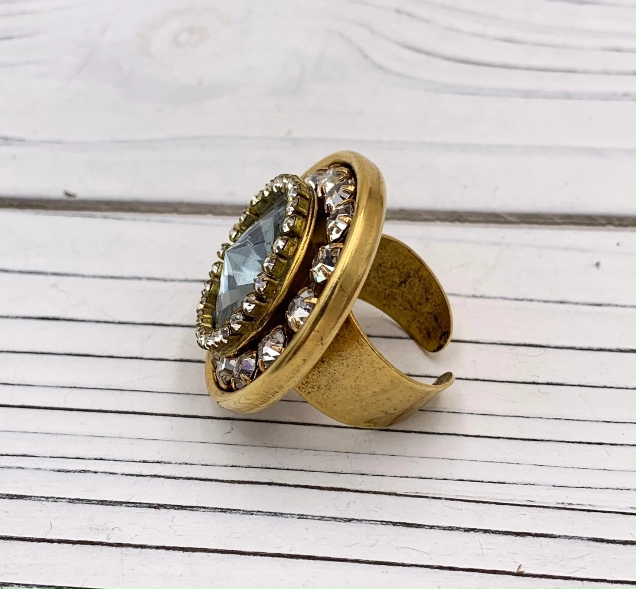 Clear Skies Statement Ring