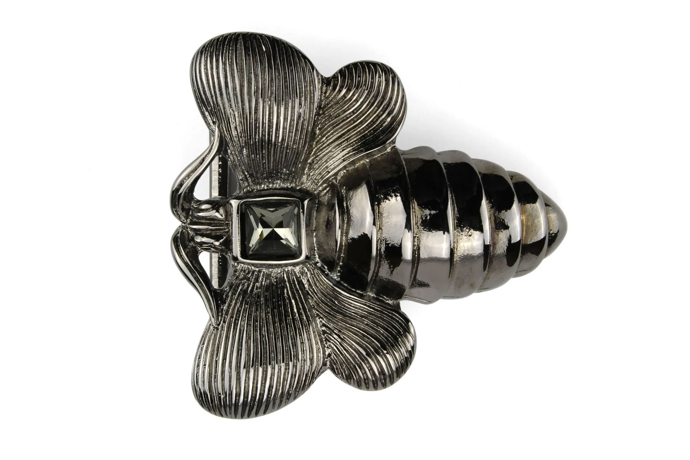 Crystal Bee Buckle 40mm