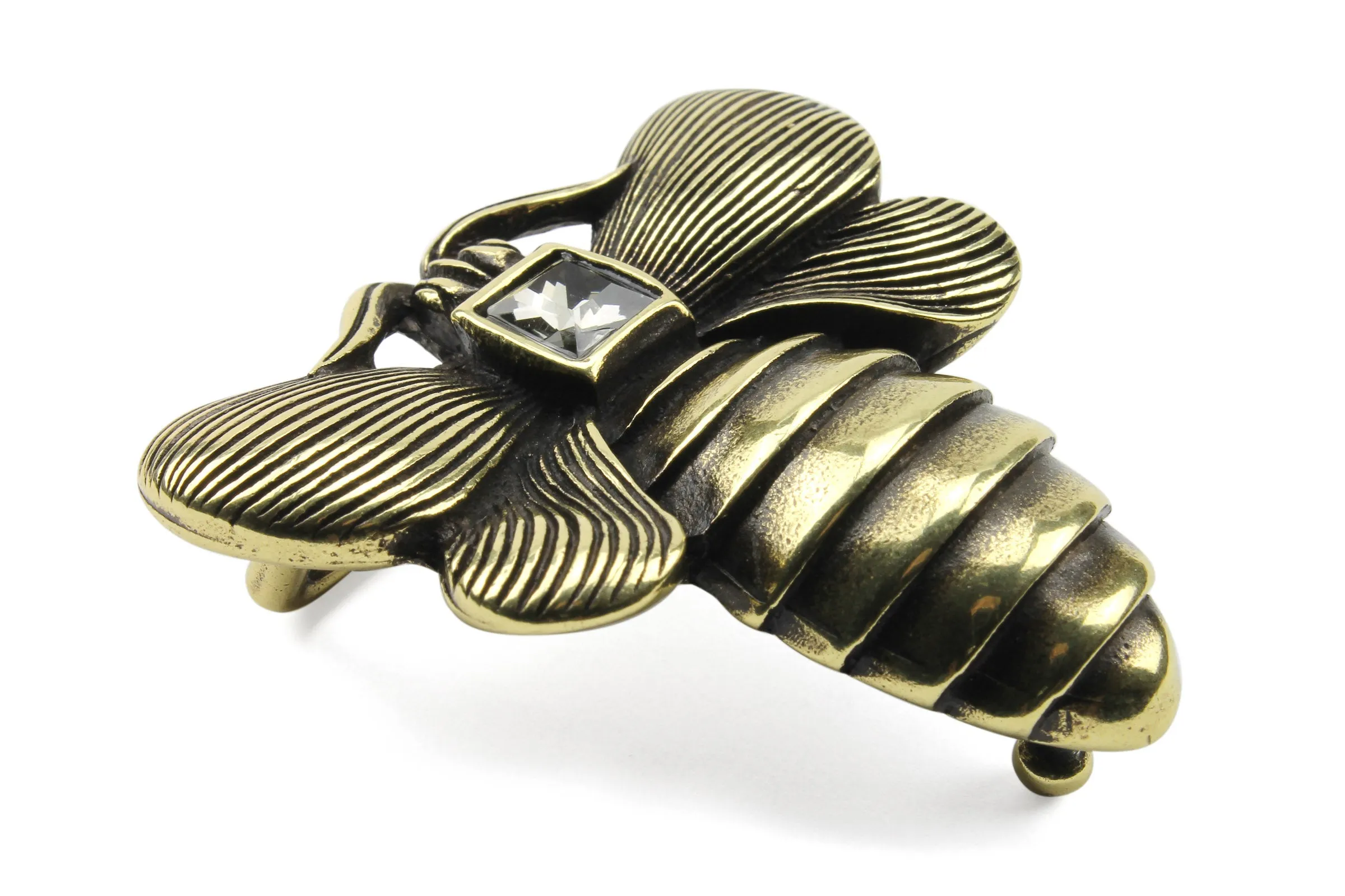 Crystal Bee Buckle 40mm
