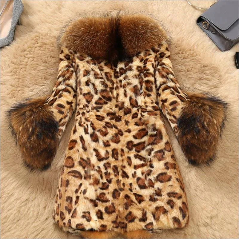 Daily Street Fashion Winter Plus Size Long Faux Fur Coats
