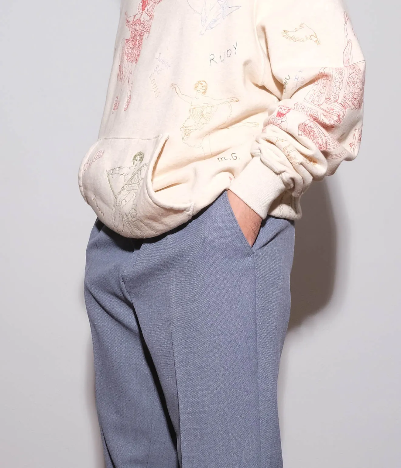 Diolen Slacks (Blue)