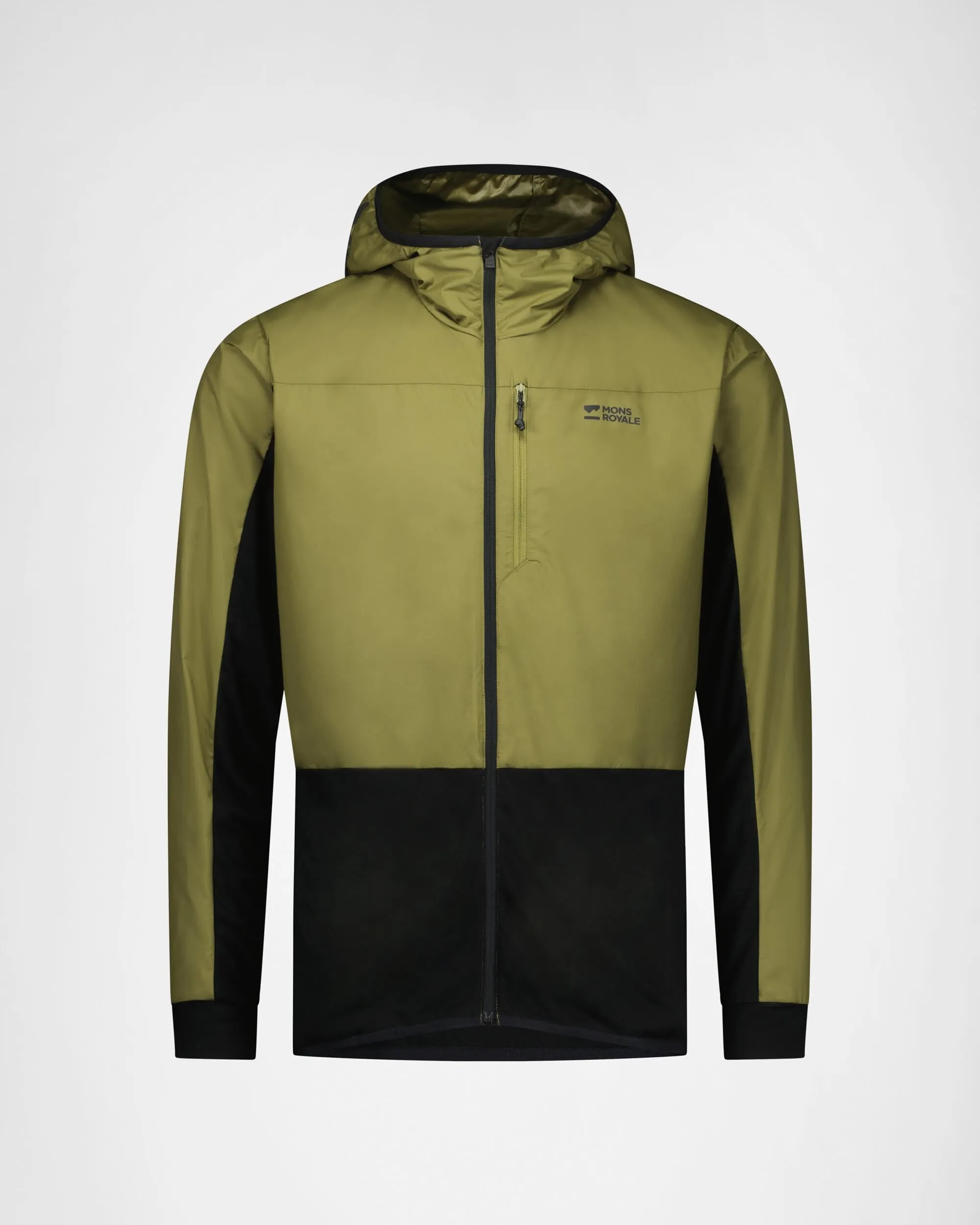 Diversion Merino Wind Jacket - Fern / Black