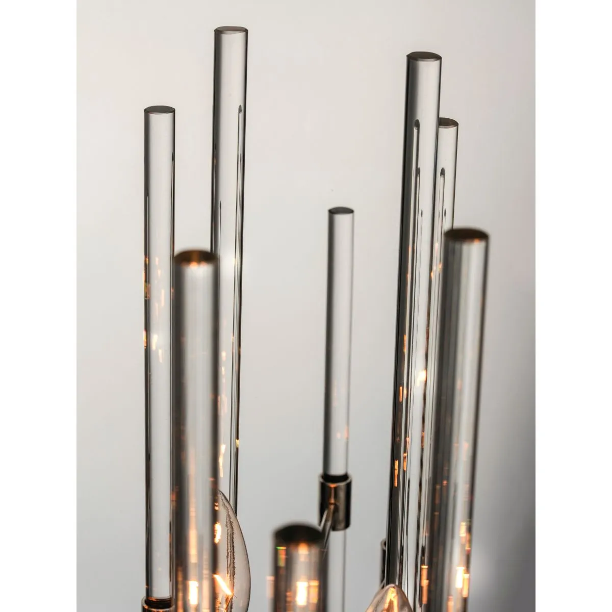 Divine 24 In. 8 Lights Chandelier Polished Nickel finish