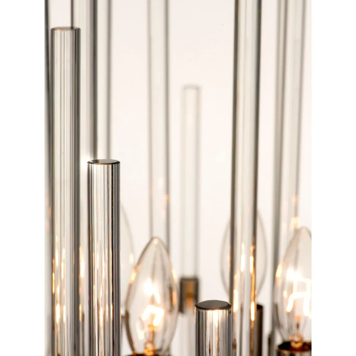 Divine 24 In. 8 Lights Chandelier Polished Nickel finish