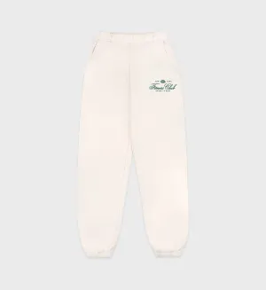 Fitness World Sweatpant - Cream/Alpine