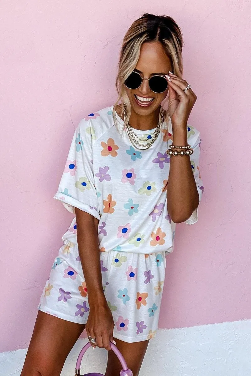 Flower Breeze Loungewear Short Set