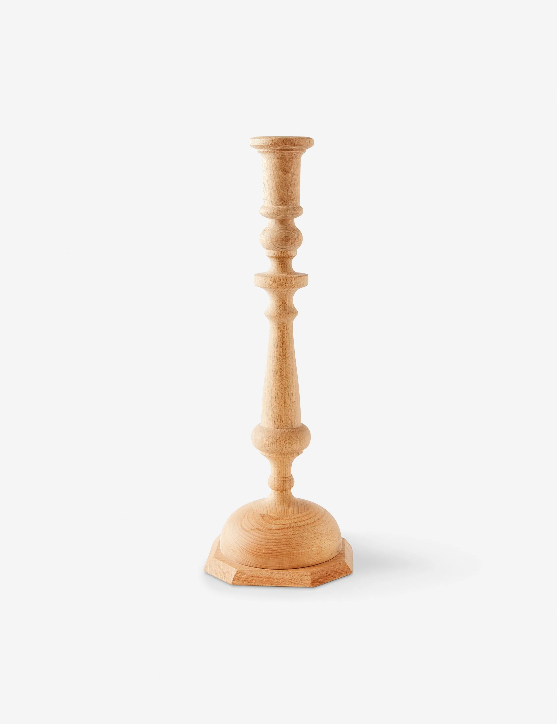 Georgian Lacquer Altar Candlestick