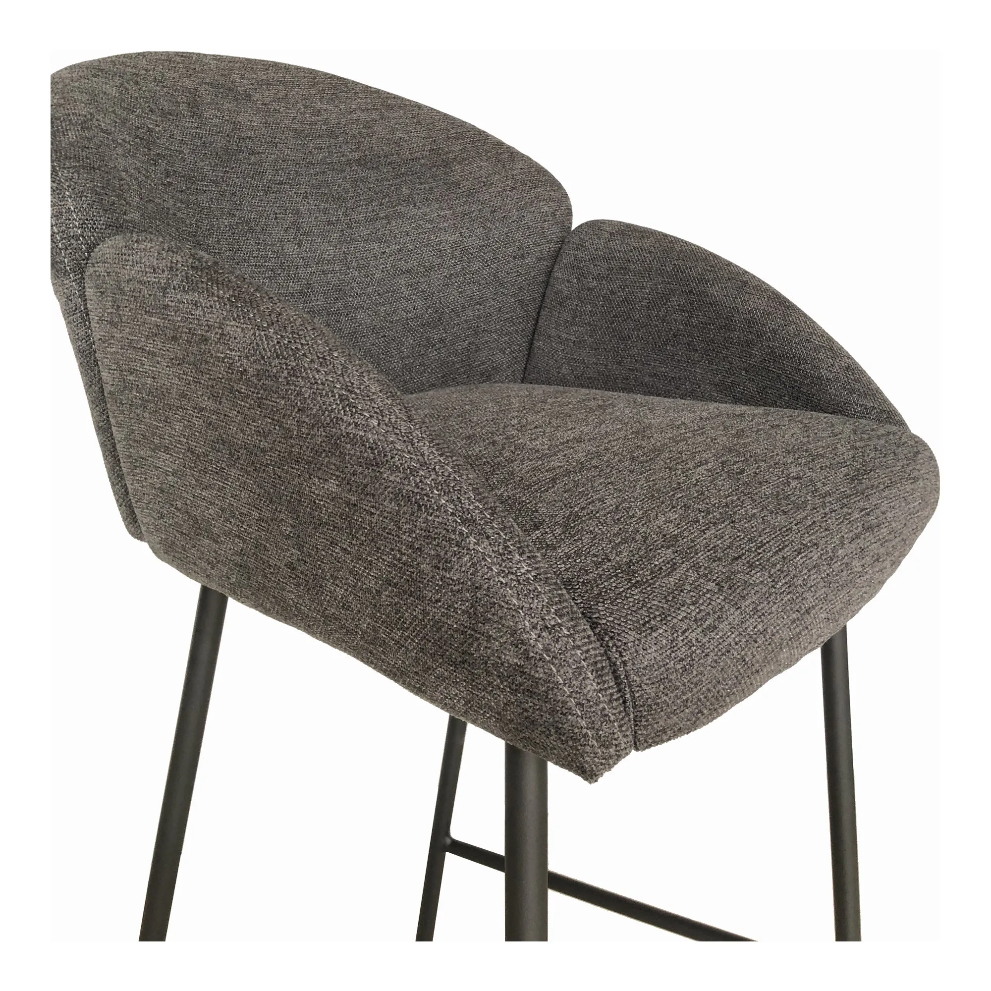 Gigi Bar Stool Dark Grey