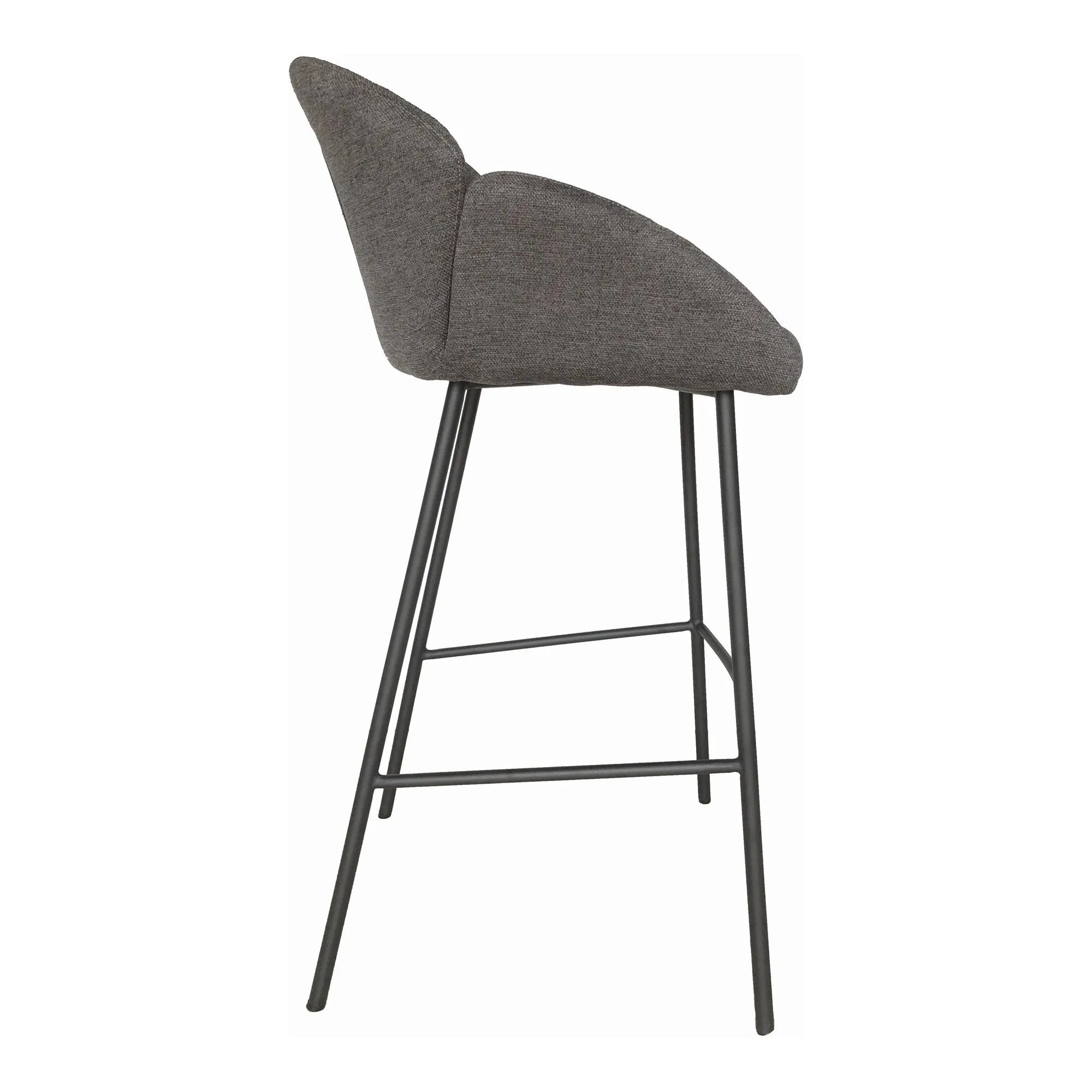 Gigi Bar Stool Dark Grey