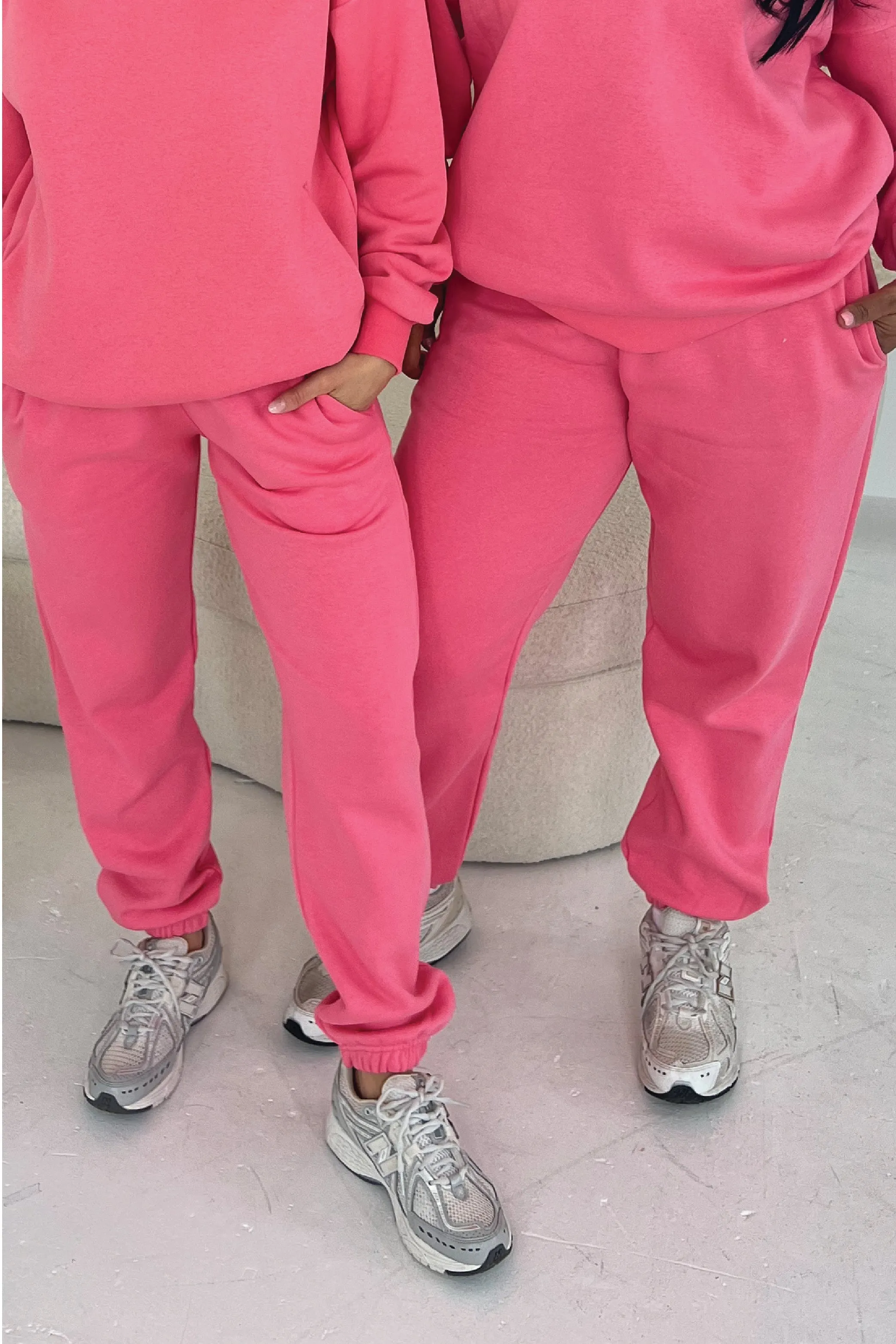 Glamify basics relaxed pink lemonade jogger