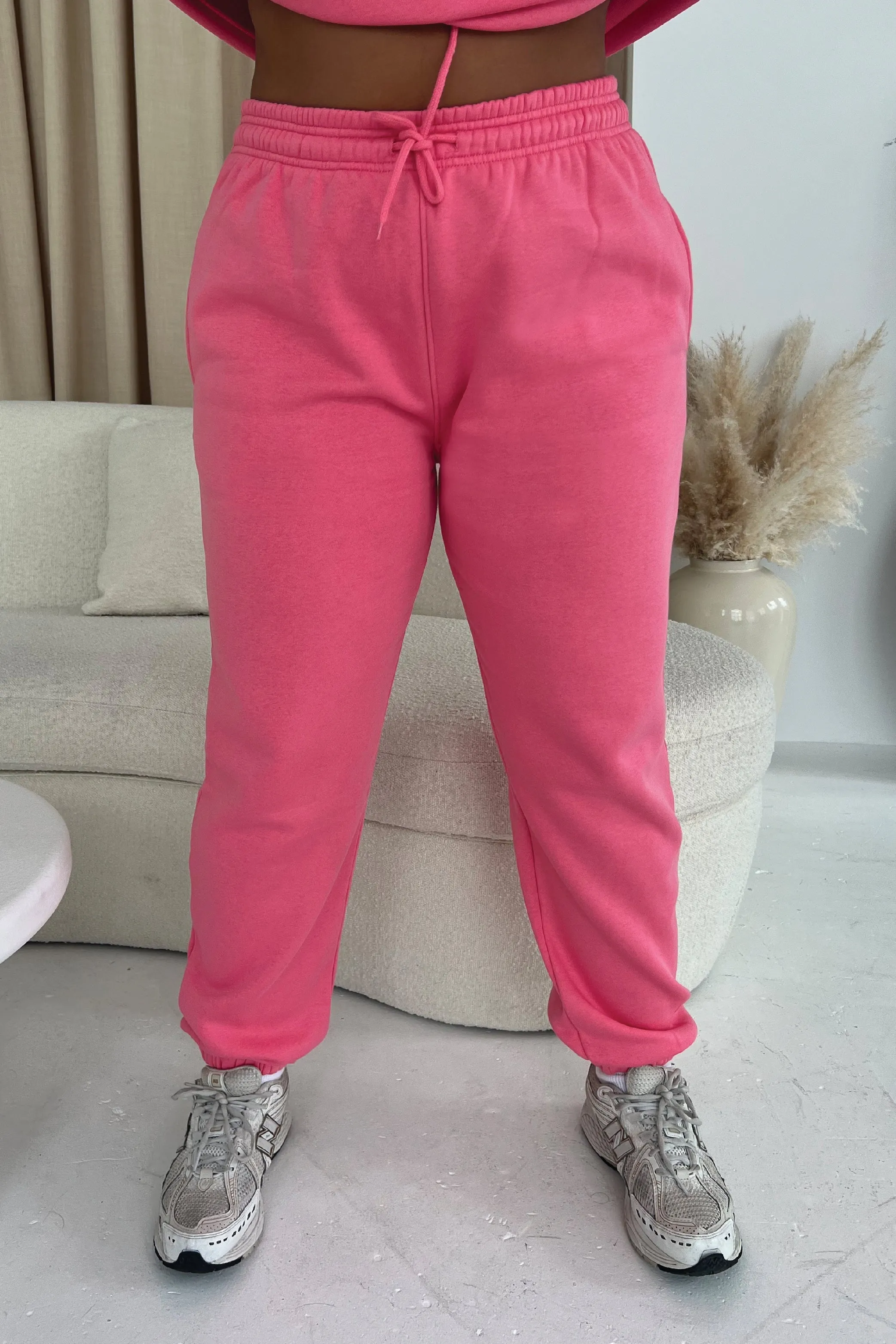 Glamify basics relaxed pink lemonade jogger