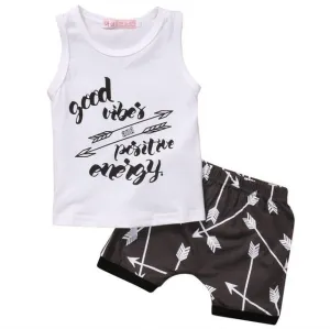 Good Vibes Positive Energy 2-pc Set