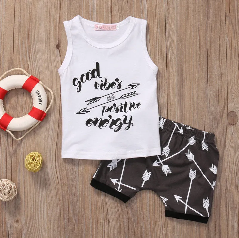 Good Vibes Positive Energy 2-pc Set