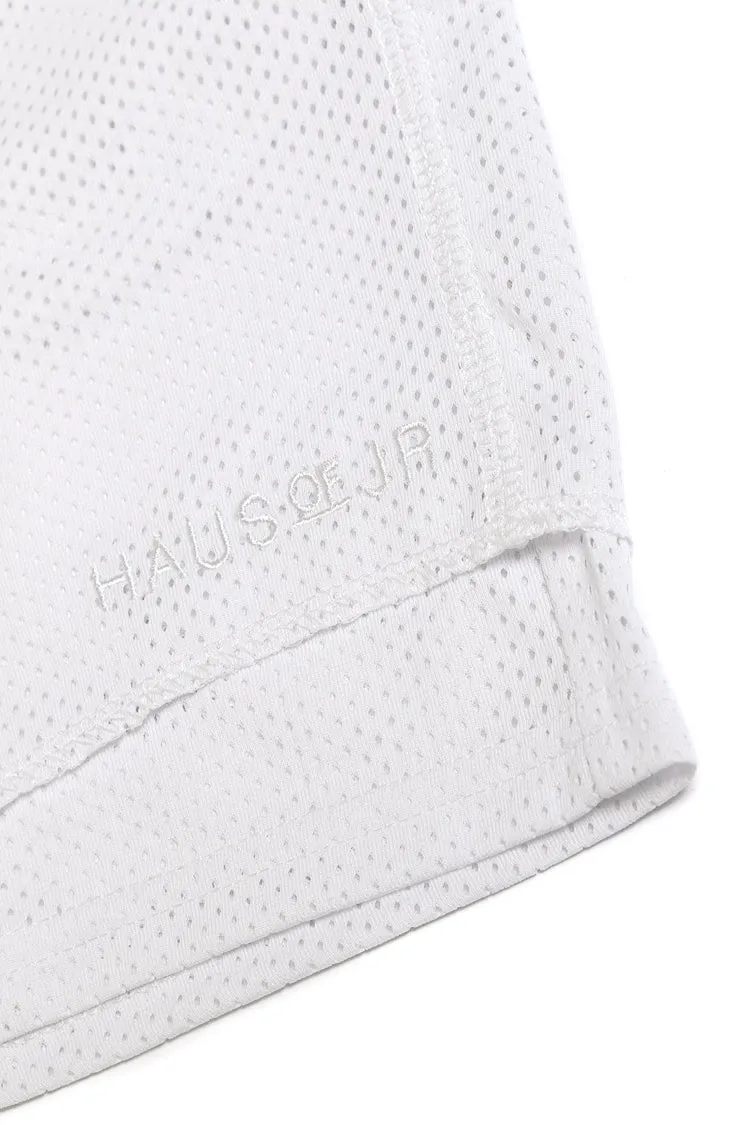 Haus of JR Beaumont Mesh Short White