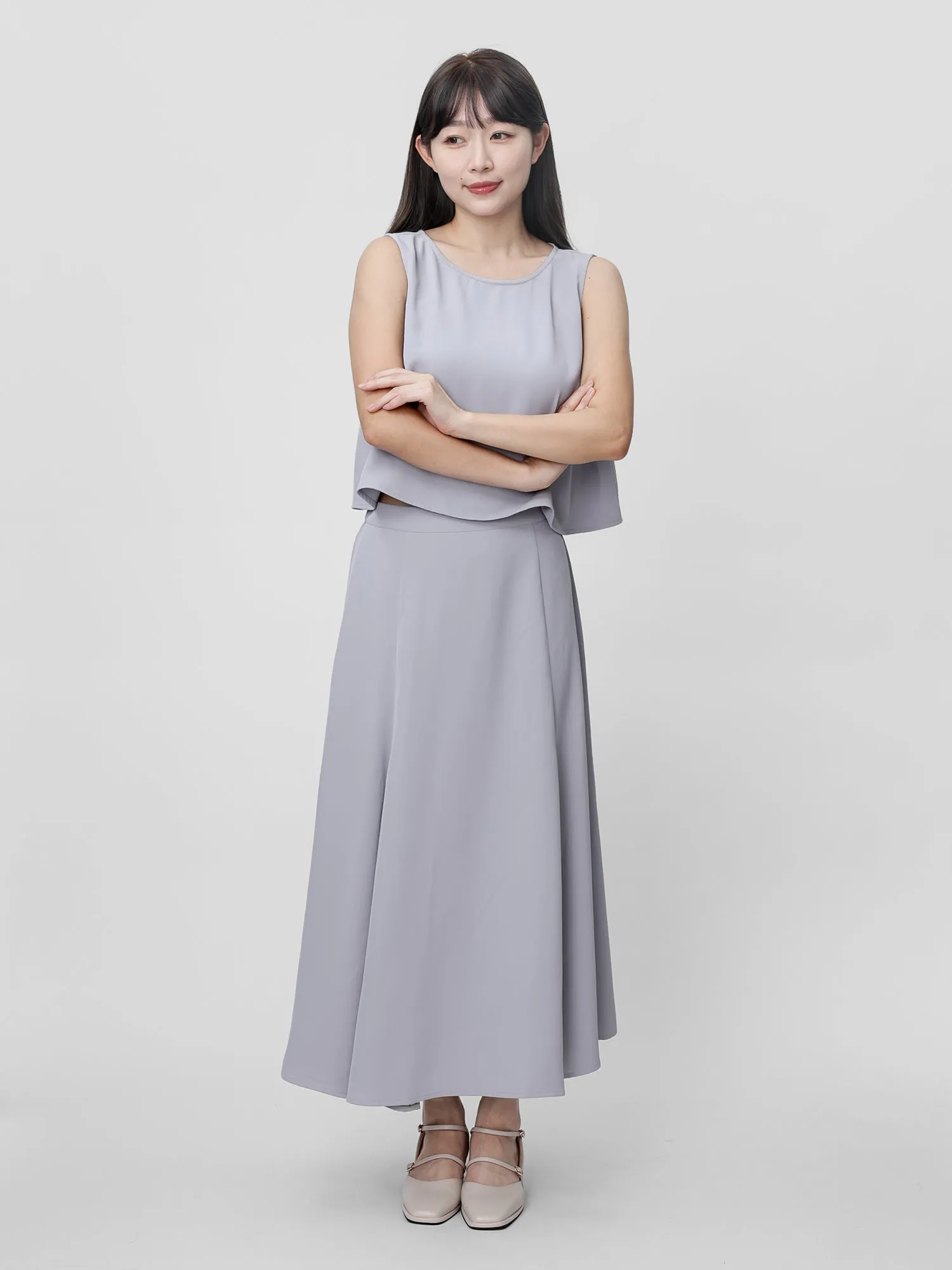 Ines Clean Flowy Dress Set