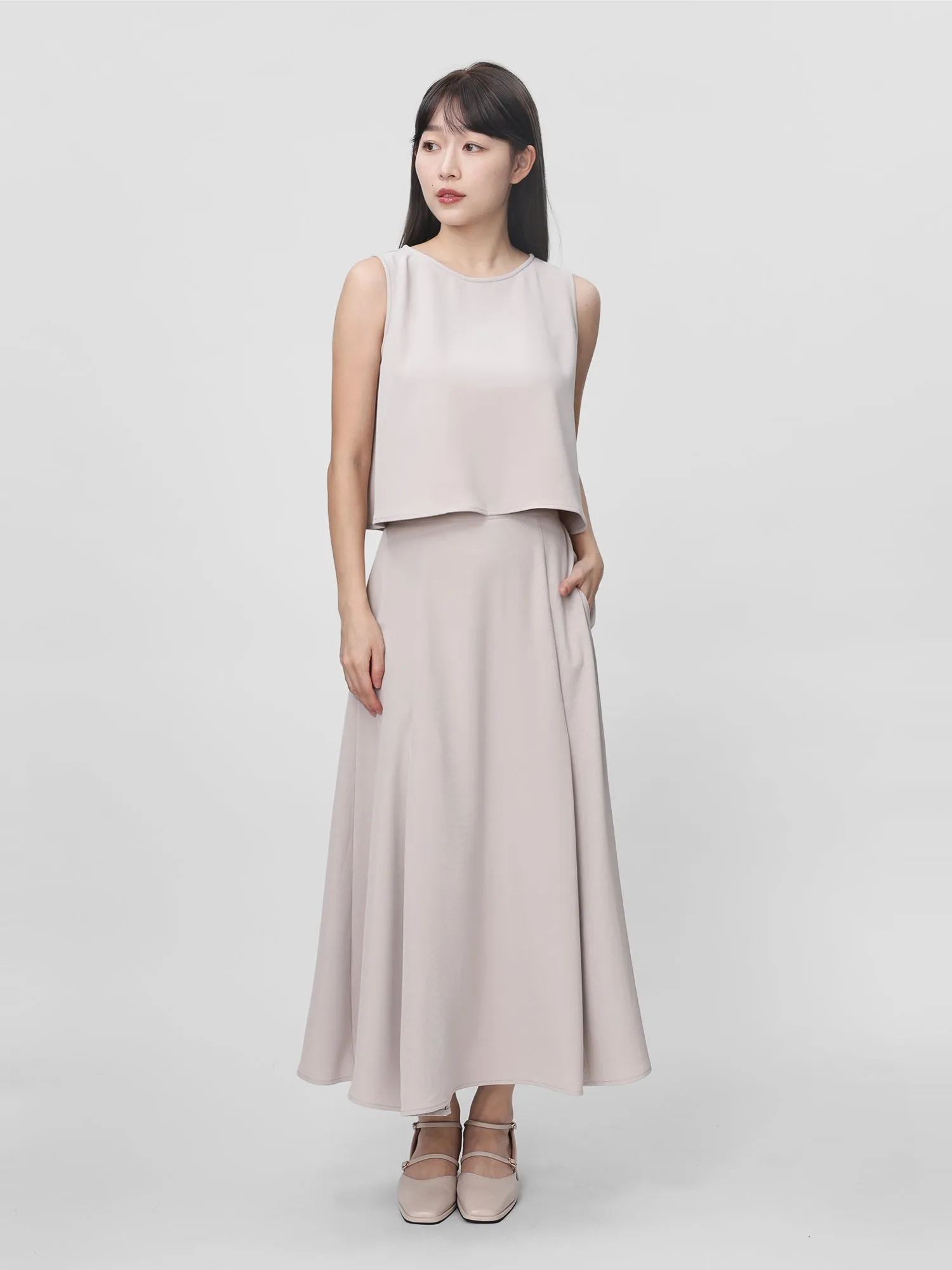 Ines Clean Flowy Dress Set