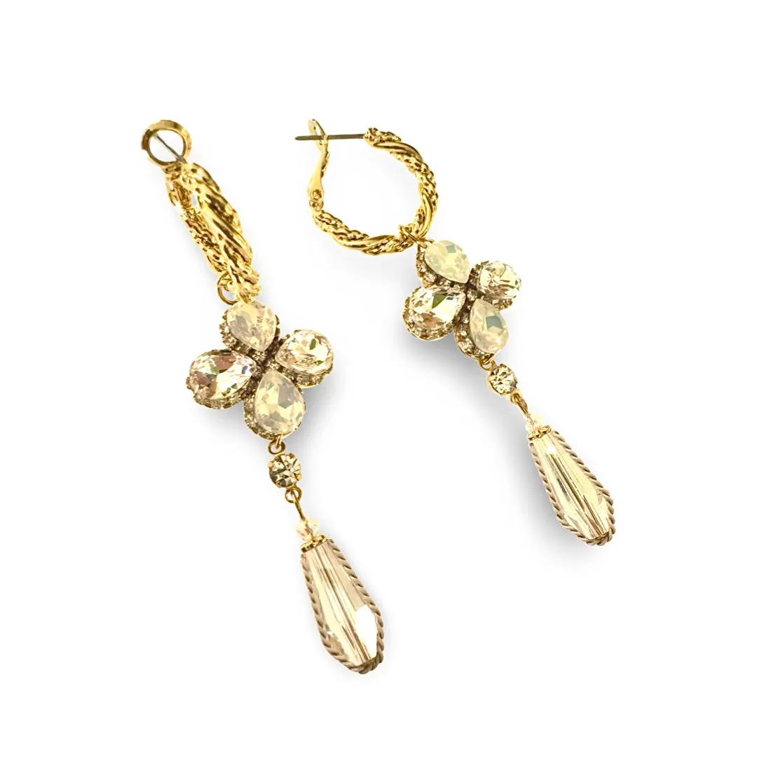 Karen Hoop Holiday Drop Statement Earrings