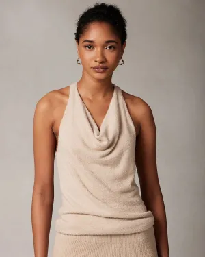 KASHWERE - COWL NECK TOP