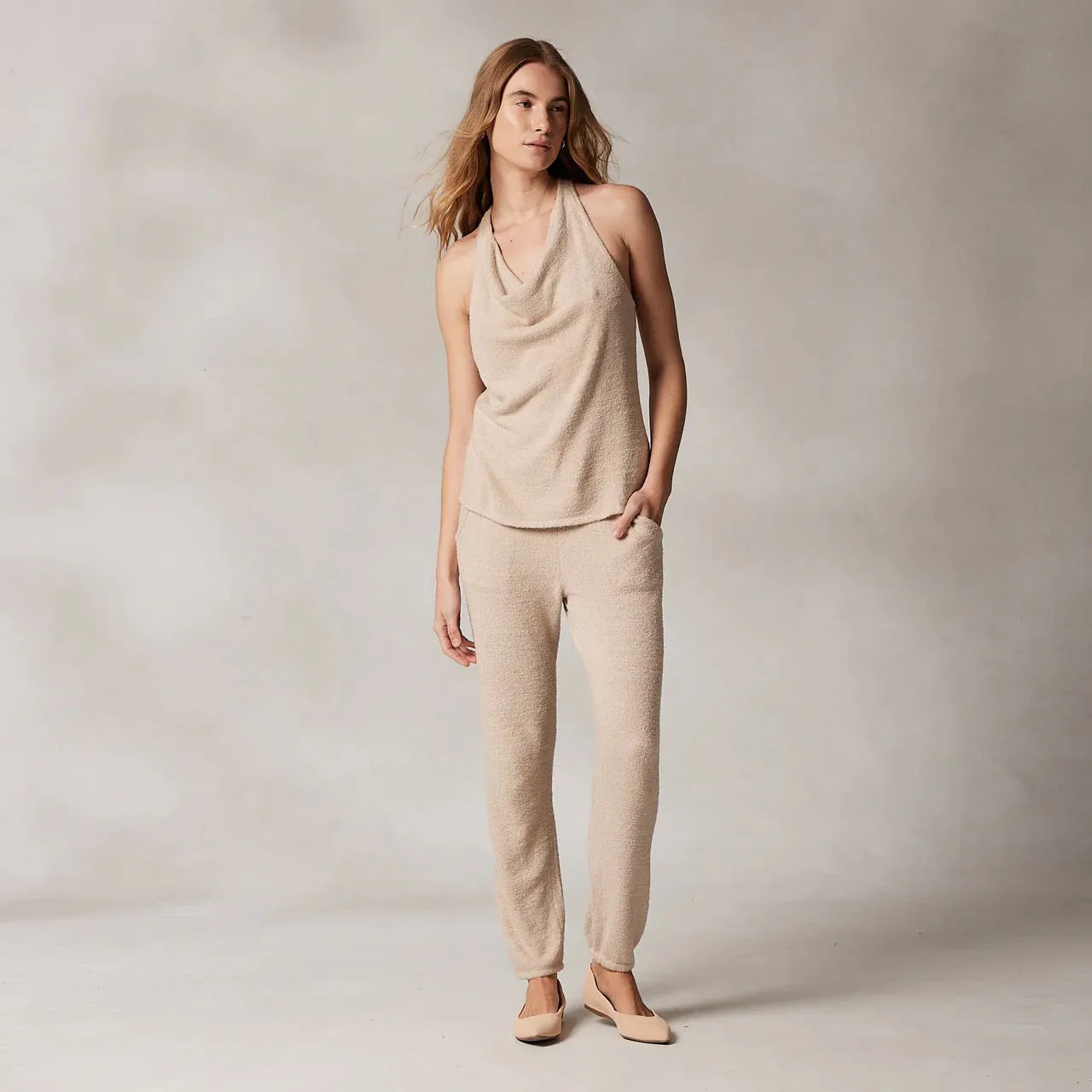 KASHWERE - COWL NECK TOP
