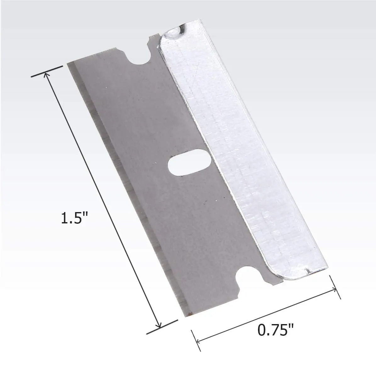 Katzco Razor Blades Single Edge -10 Pack - High-Grade Long Lasting Carbon Steel Single