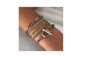 Klowie 5 Layered Bracelets
