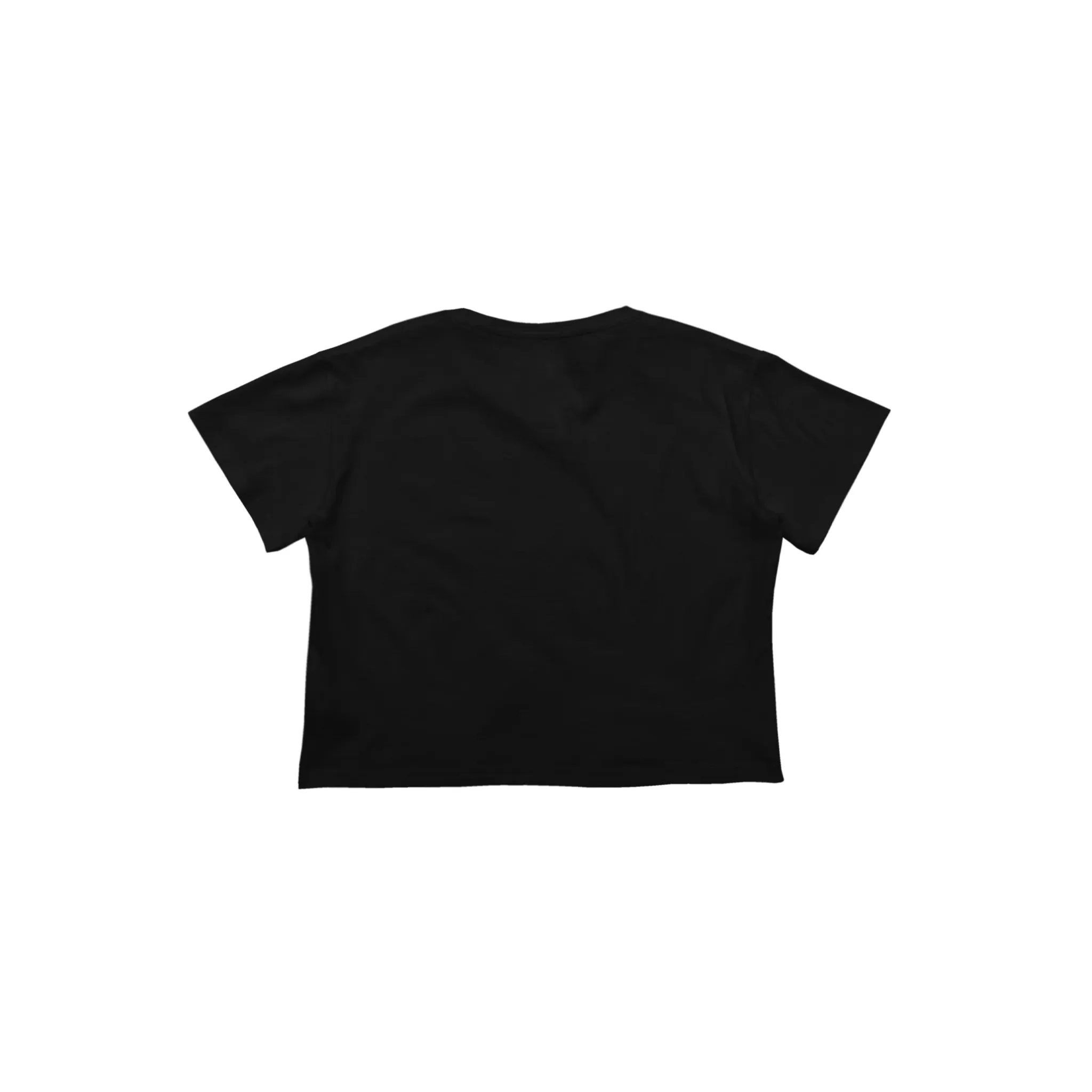 Ladies Crop Tee - Black