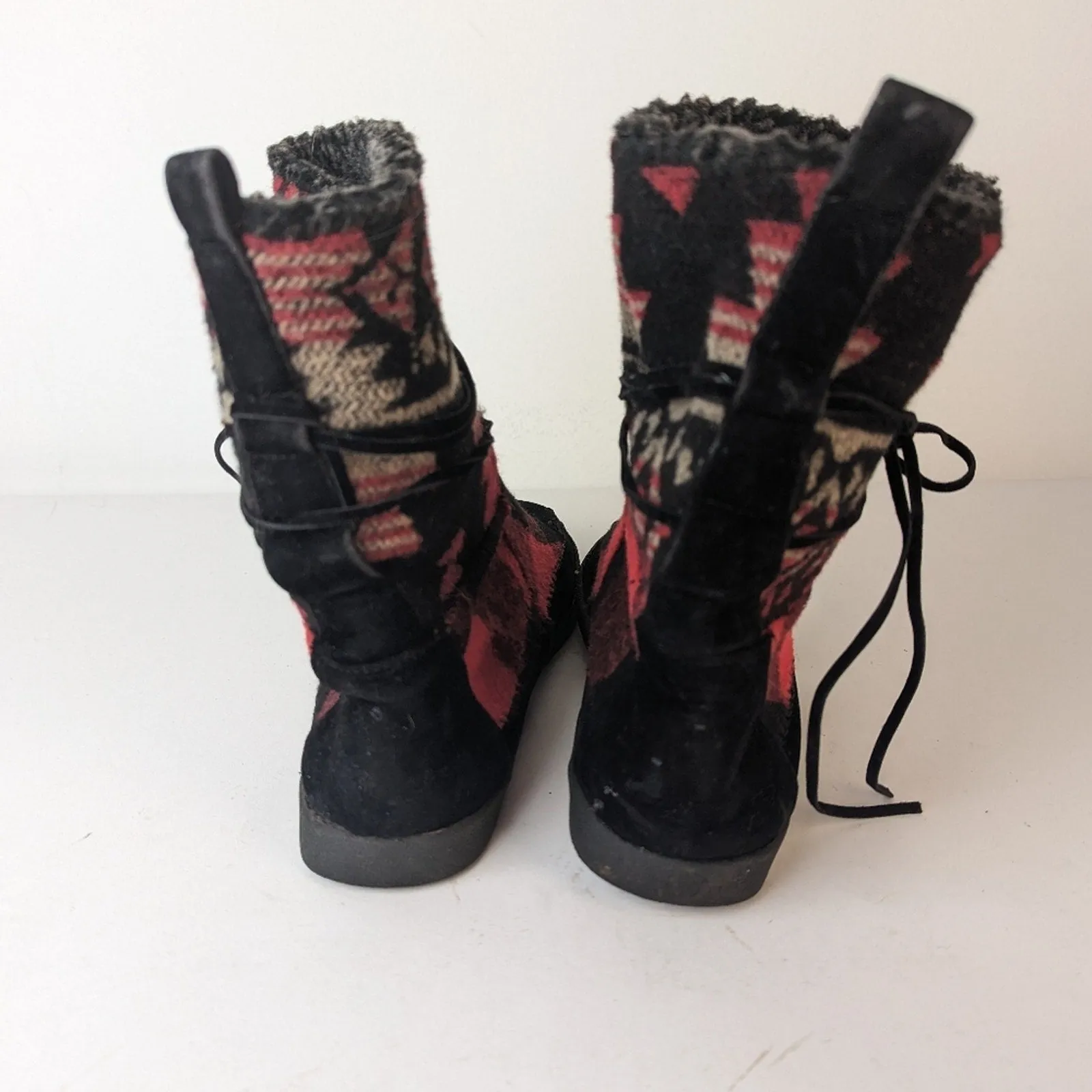 Madden Girl Jackmen  Plaid Boots - 7.5