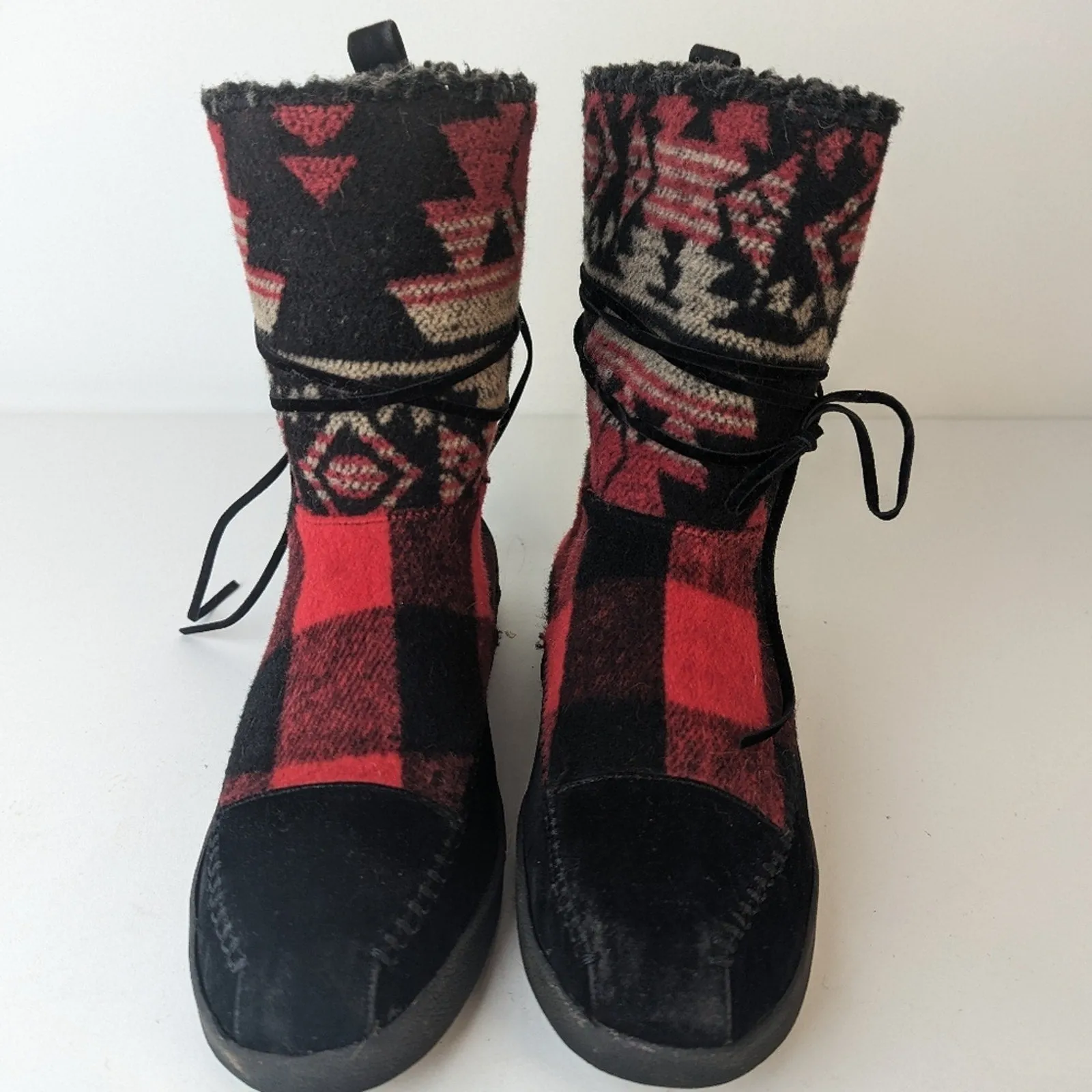Madden Girl Jackmen  Plaid Boots - 7.5