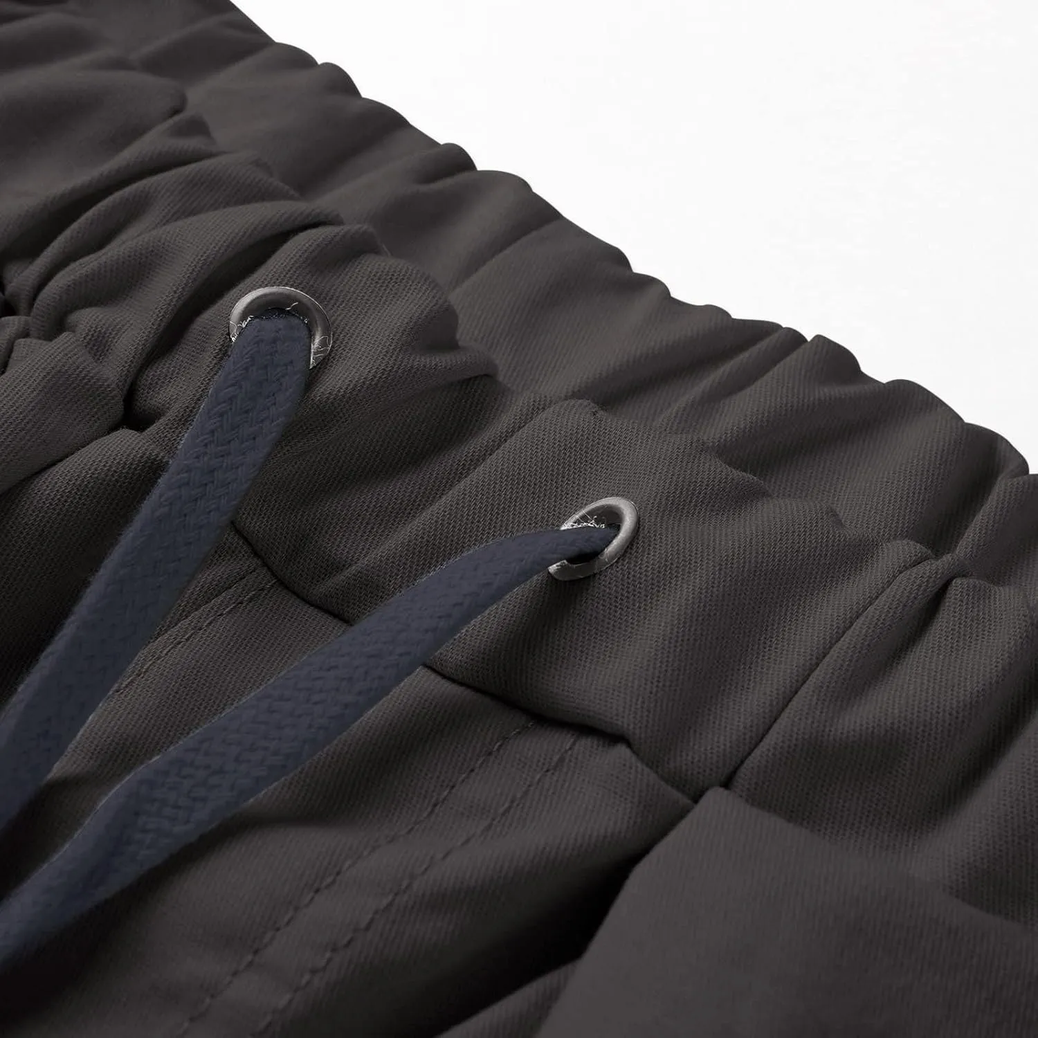 Mens Cargo Joggers Slim Fit Elastic Waist Athletic Work Pants Tapered Outdoor Hiking Cargo Sweatpants with Pocket