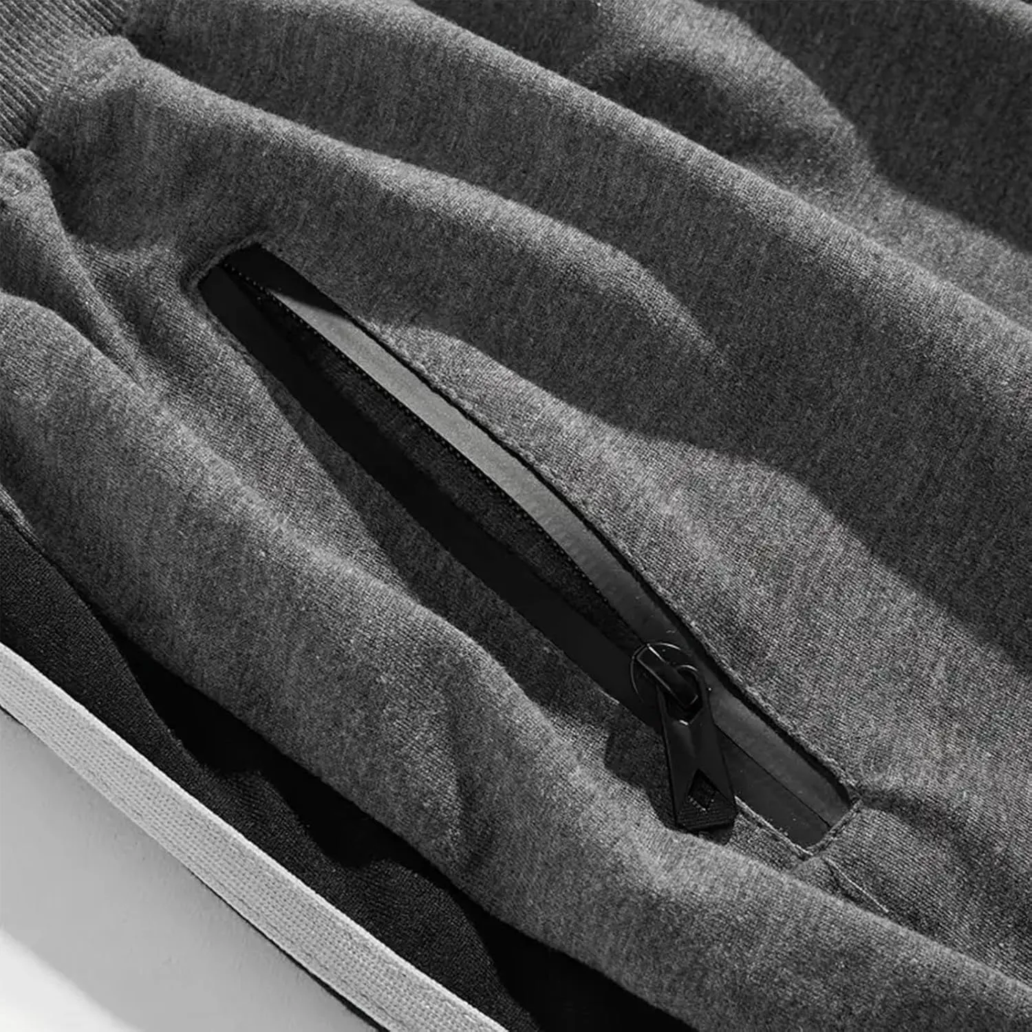 Mens Sweatpants Joggers Slim Fit Side Striped Open Bottom Gym Workout Hiking Pants Drawstring Tapered Casual Trousers
