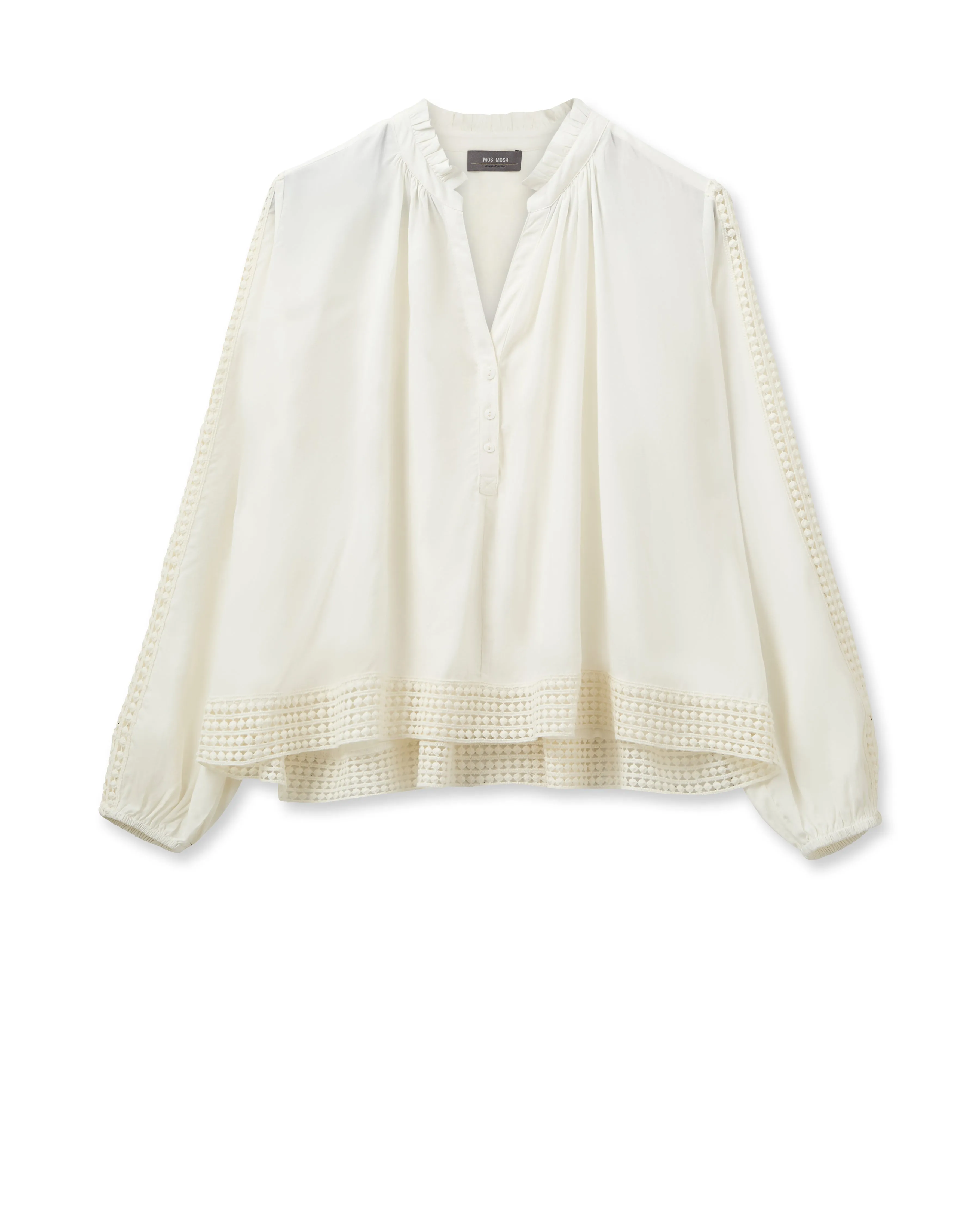 Mos Mosh Macha Lace Blouse-ecru-165410
