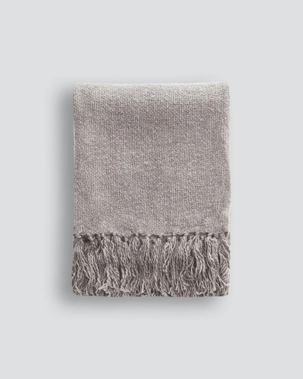 Mulberi Serenade Throw - Stone Grey