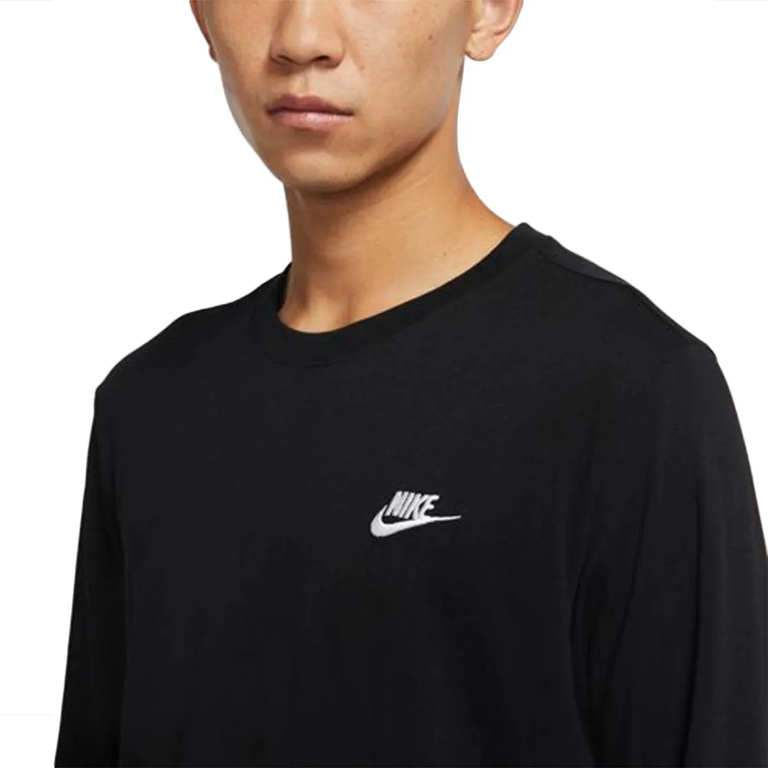 NIKE SPORTSWEAR MEN'S LONG-SLEEVE T-SHIRT BLACK
