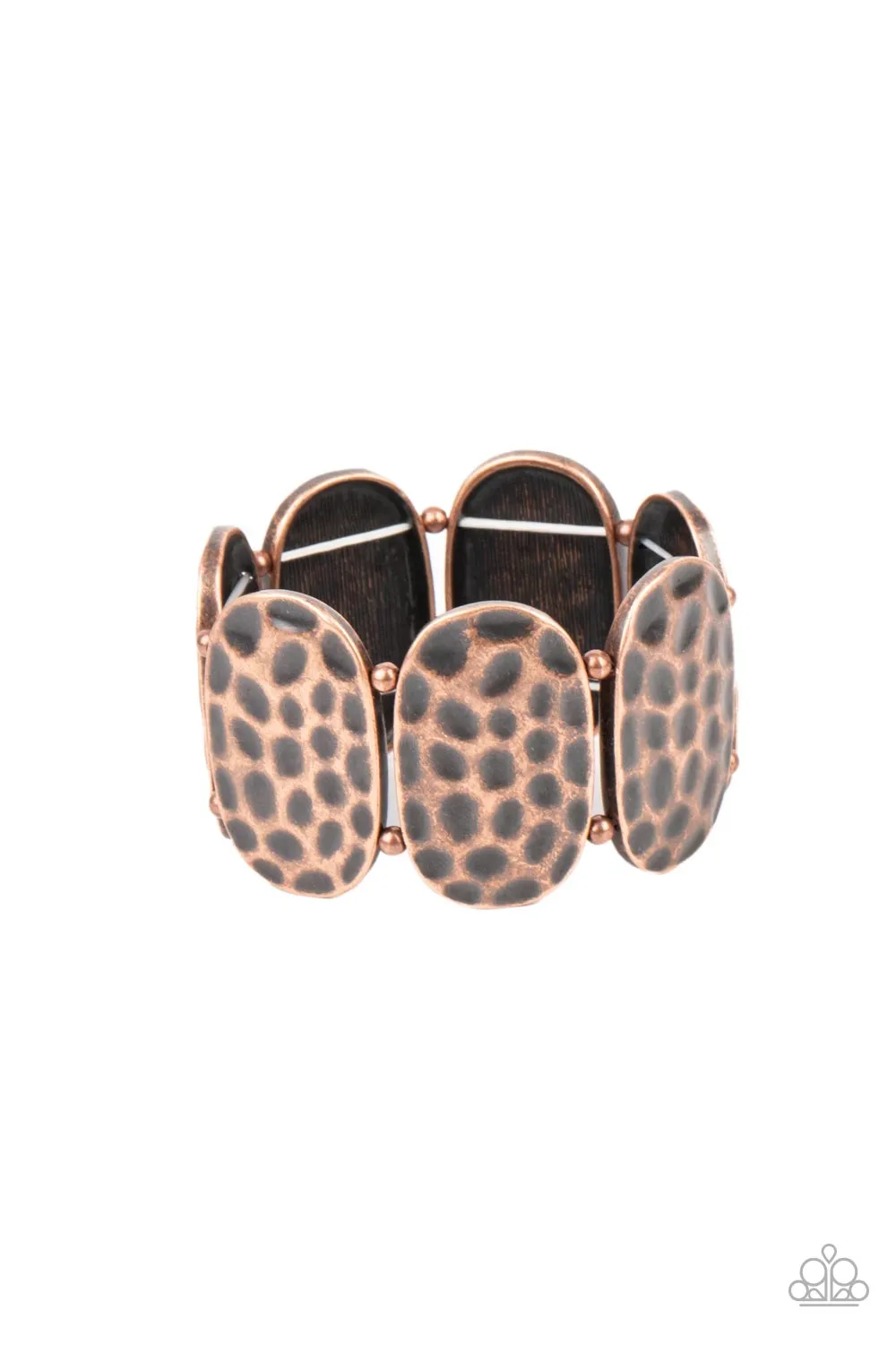 Paparazzi Artisan Exhibition - Copper Stretchy Bracelet