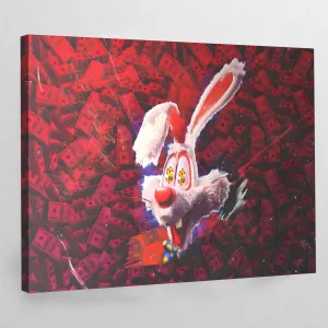 Red Dollar Bills Wall Art