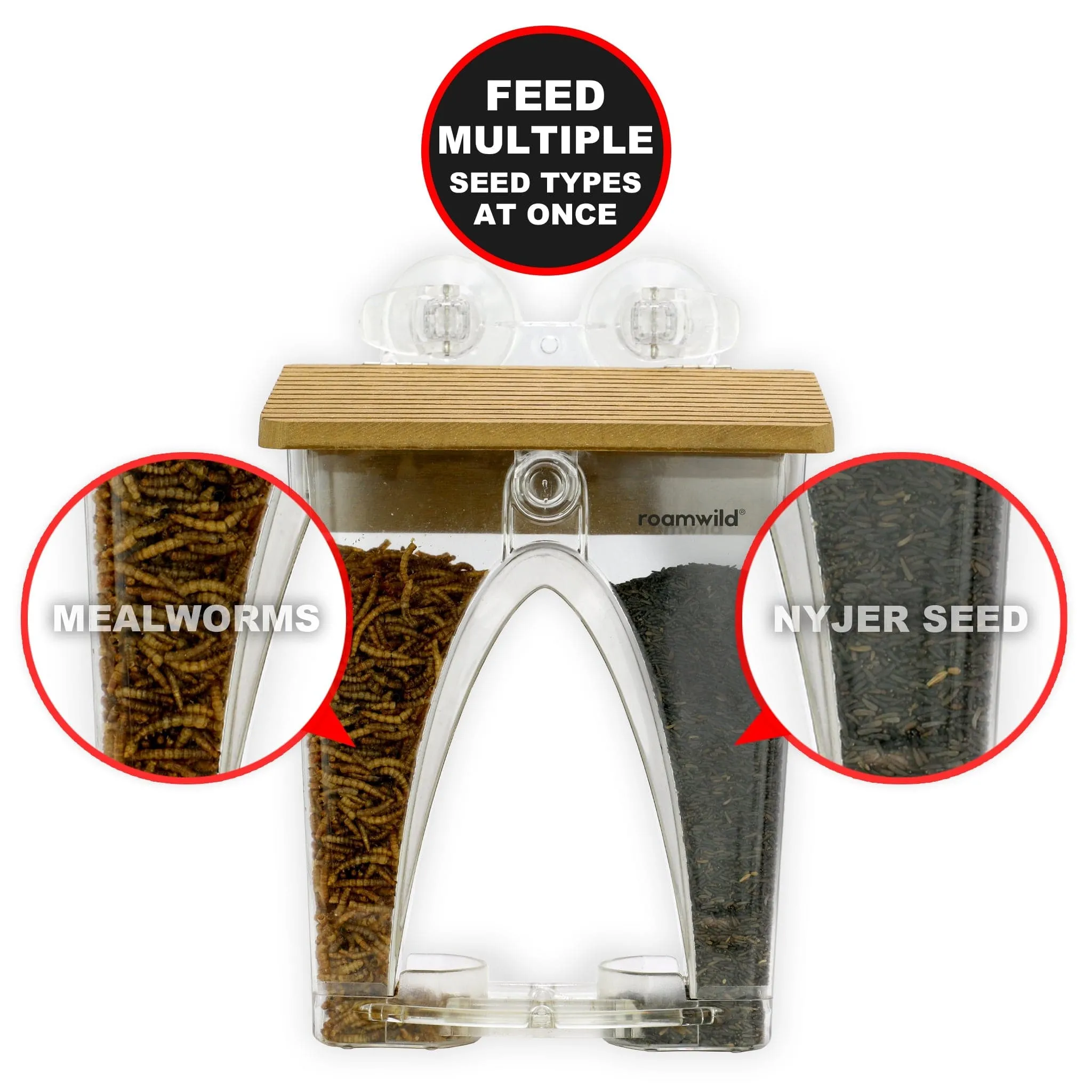 Roamwild Arch Window Bird Feeder