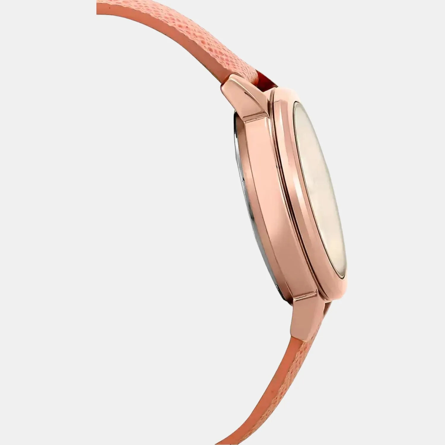 Sheen Women's Chronograph Leather Watch SX207 - SHE-3059PGL-7AUDR