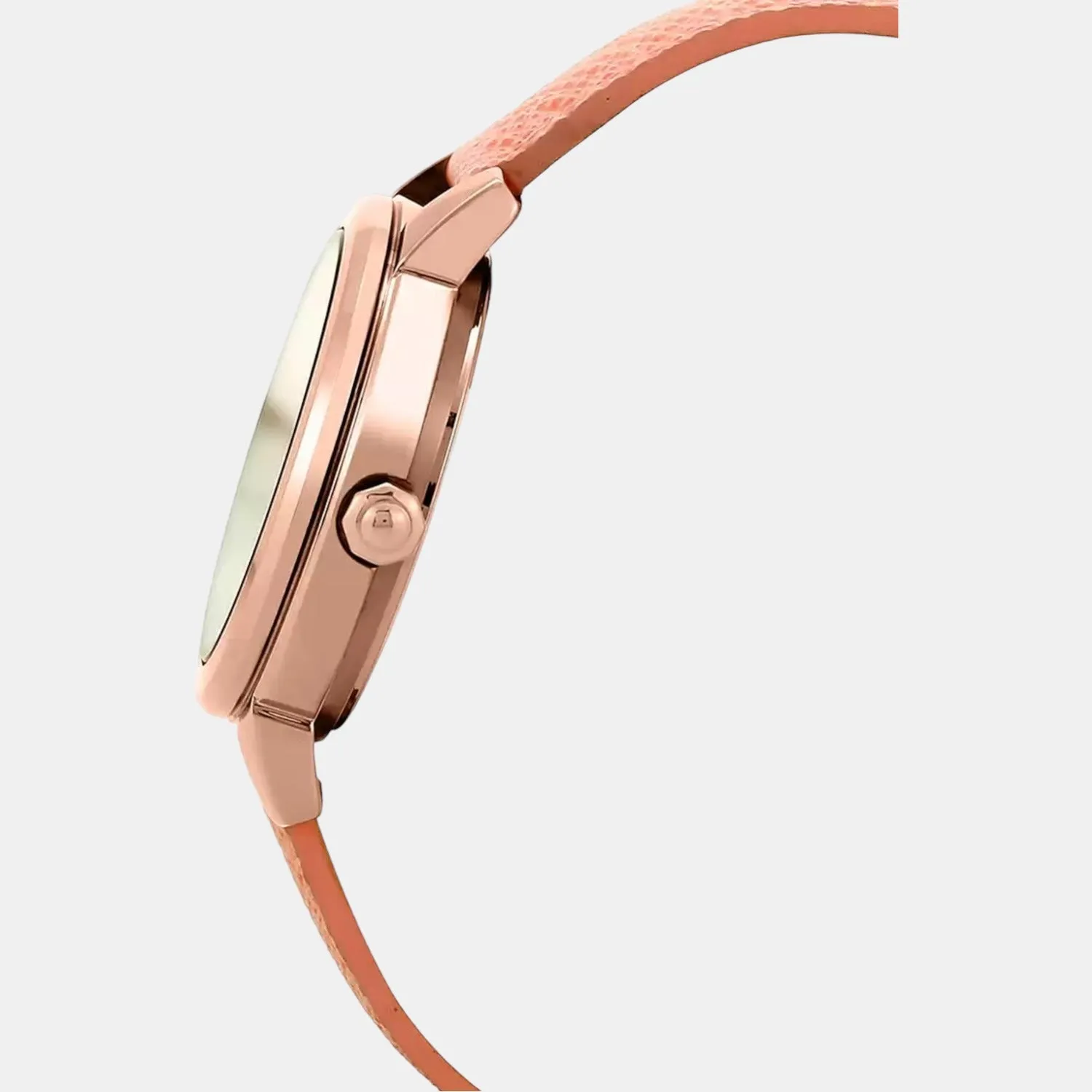 Sheen Women's Chronograph Leather Watch SX207 - SHE-3059PGL-7AUDR