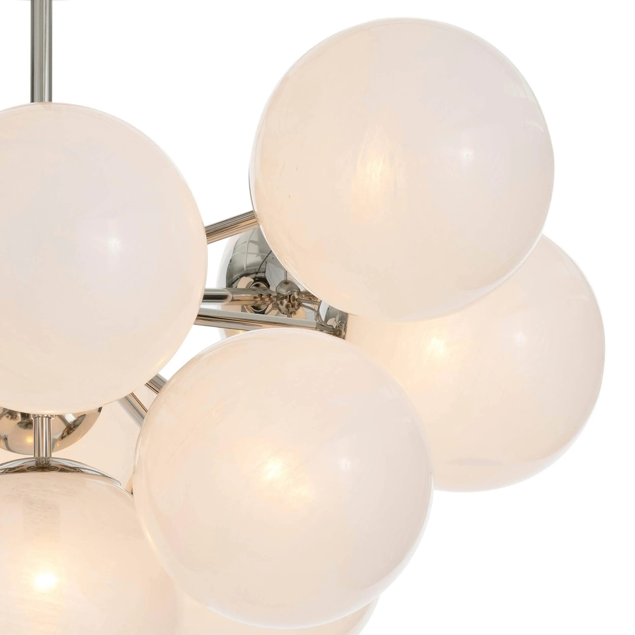 Shine Swirled Glass Flush Mount