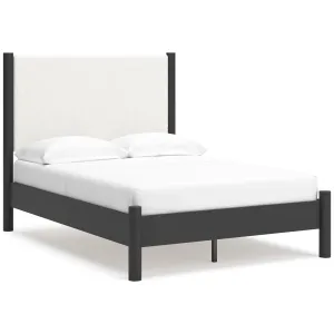 Signature Design by Ashley Cadmori Full Upholstered Panel Bed B2616-87/B2616-84/B100-12