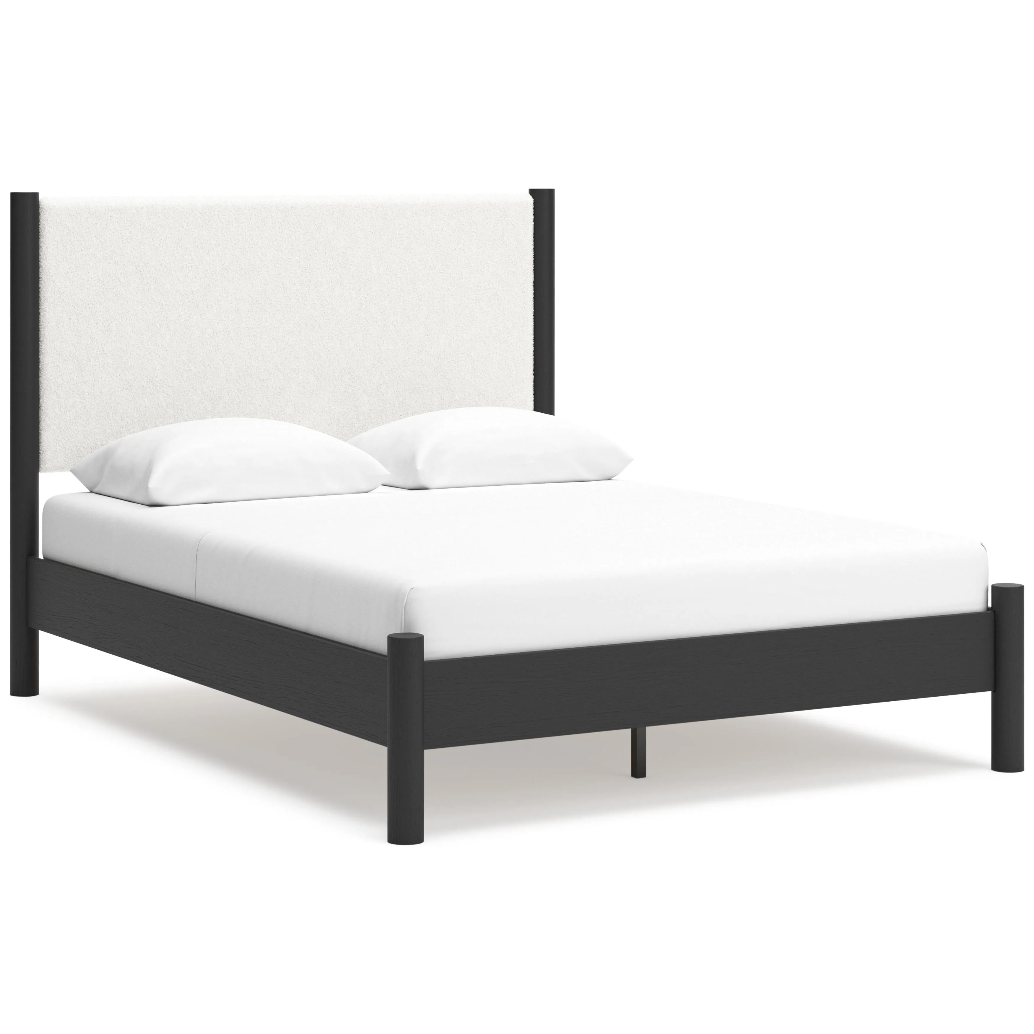Signature Design by Ashley Cadmori Queen Upholstered Panel Bed B2616-57/B2616-54/B100-13