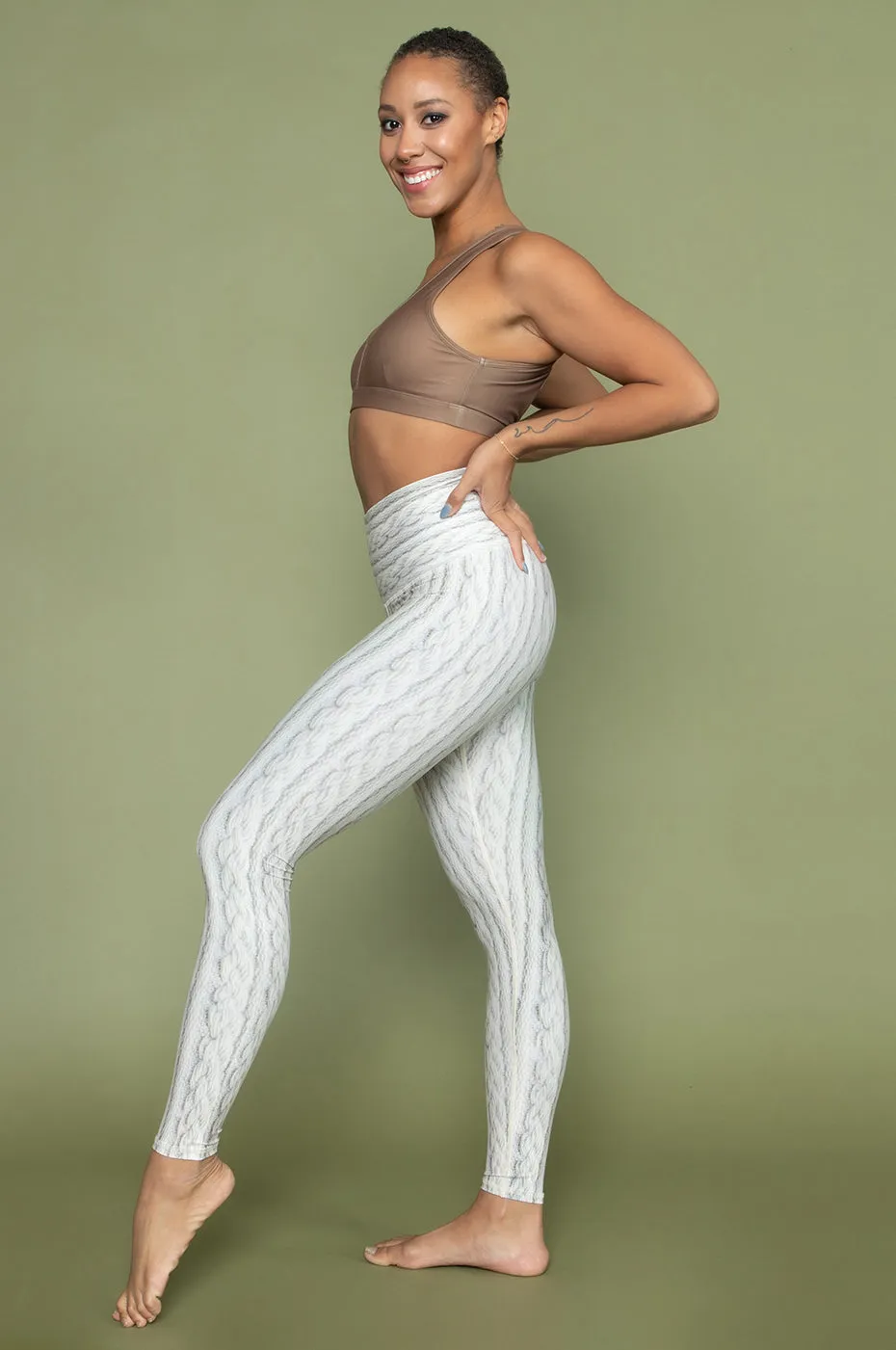 Sol Legging | Cable Knit