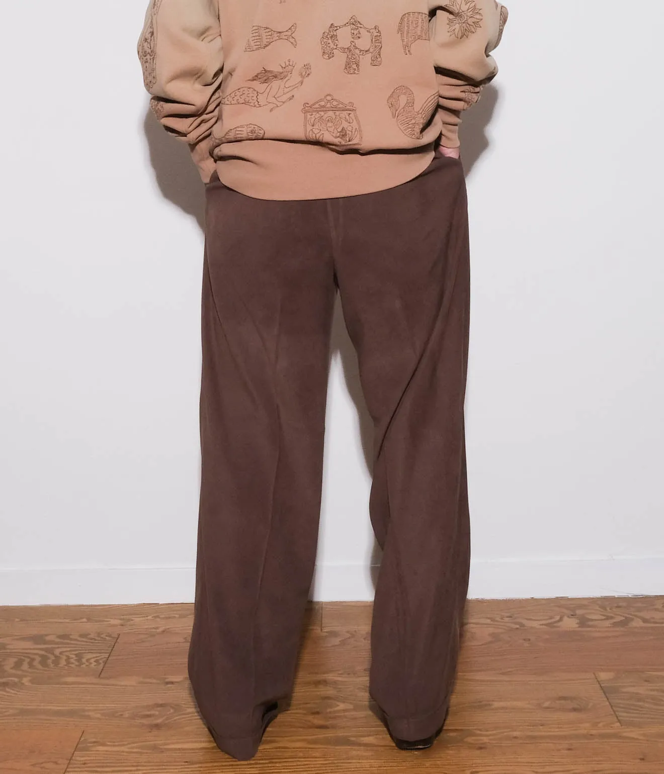 Spandex Slacks (Brown)