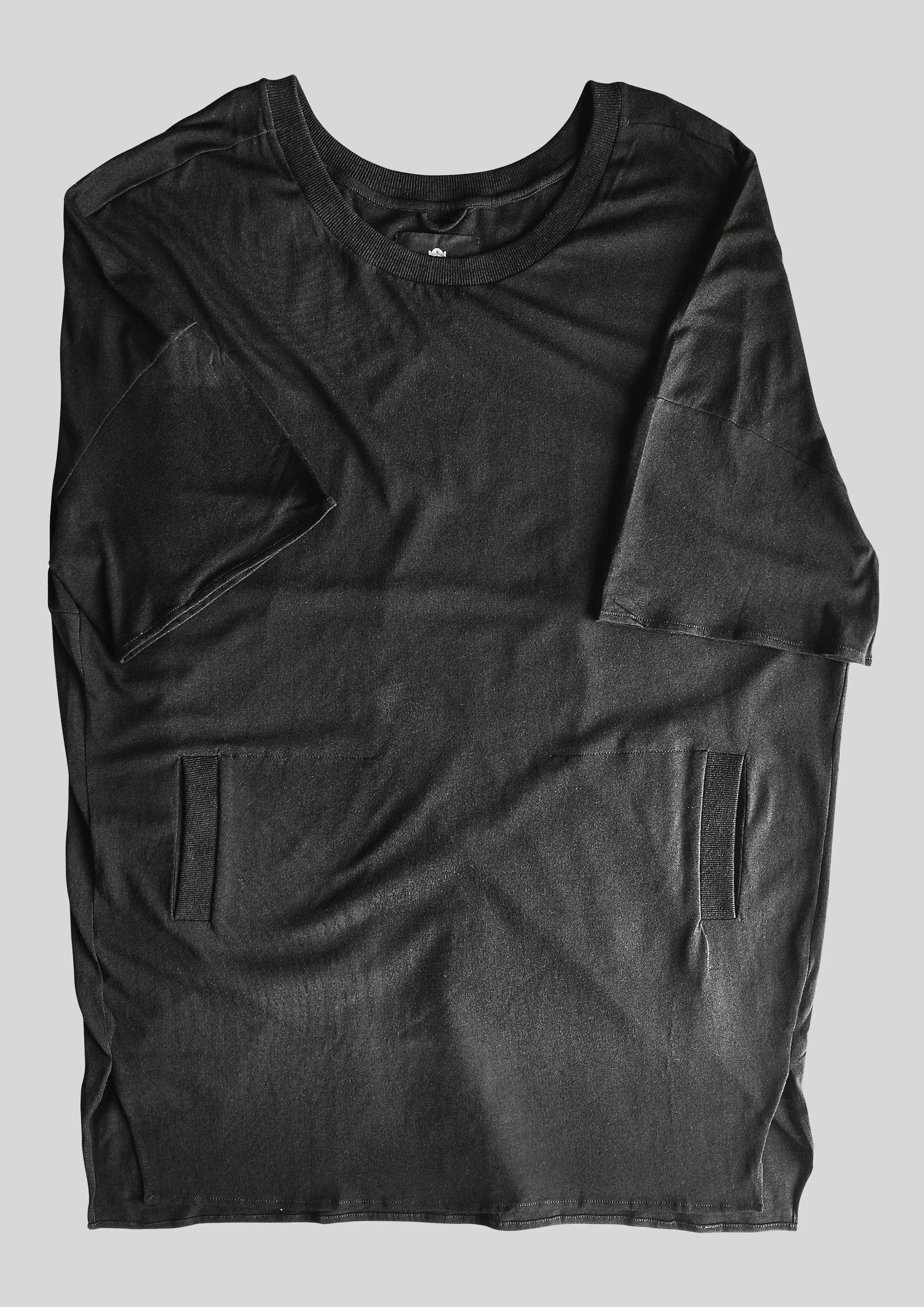 SPORTIVE "T-SHIRT" DRESS - COTTON JERSEY black