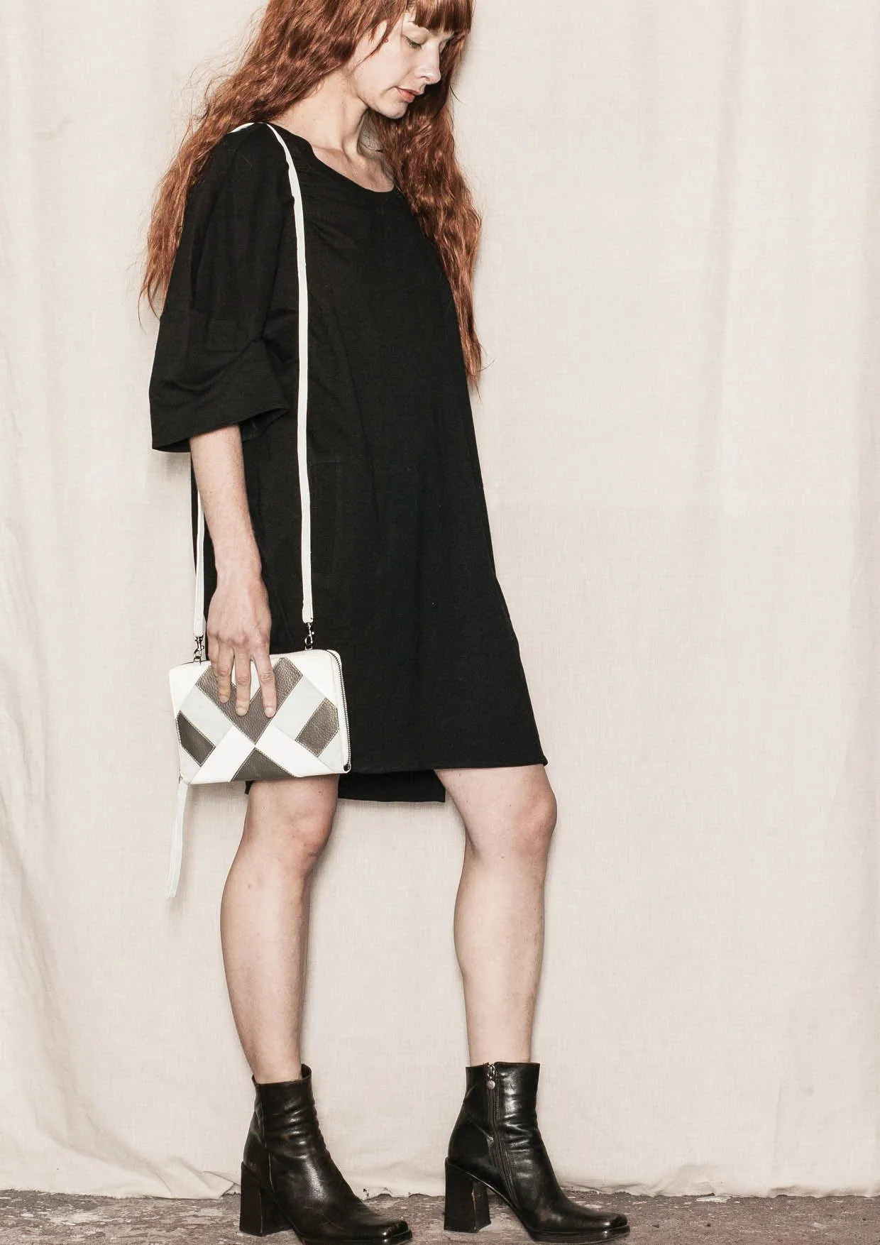 SPORTIVE "T-SHIRT" DRESS - COTTON JERSEY black
