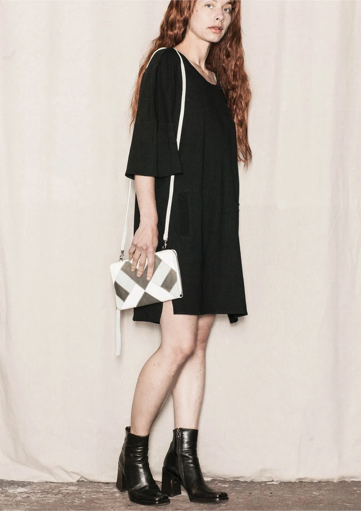 SPORTIVE "T-SHIRT" DRESS - COTTON JERSEY black